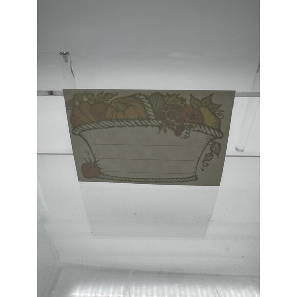 VTG Kitchen Labels Harvest Themed Gummed Back Canning Ephemera Fall Set Of 30 - Picture 3 of 4